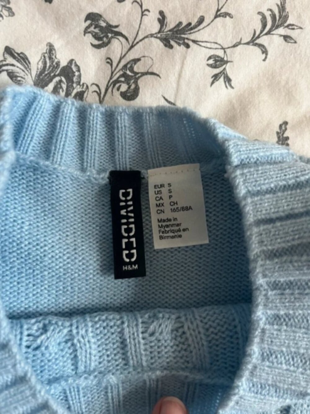 Sky Baby Blue top - Picture 2 of 2